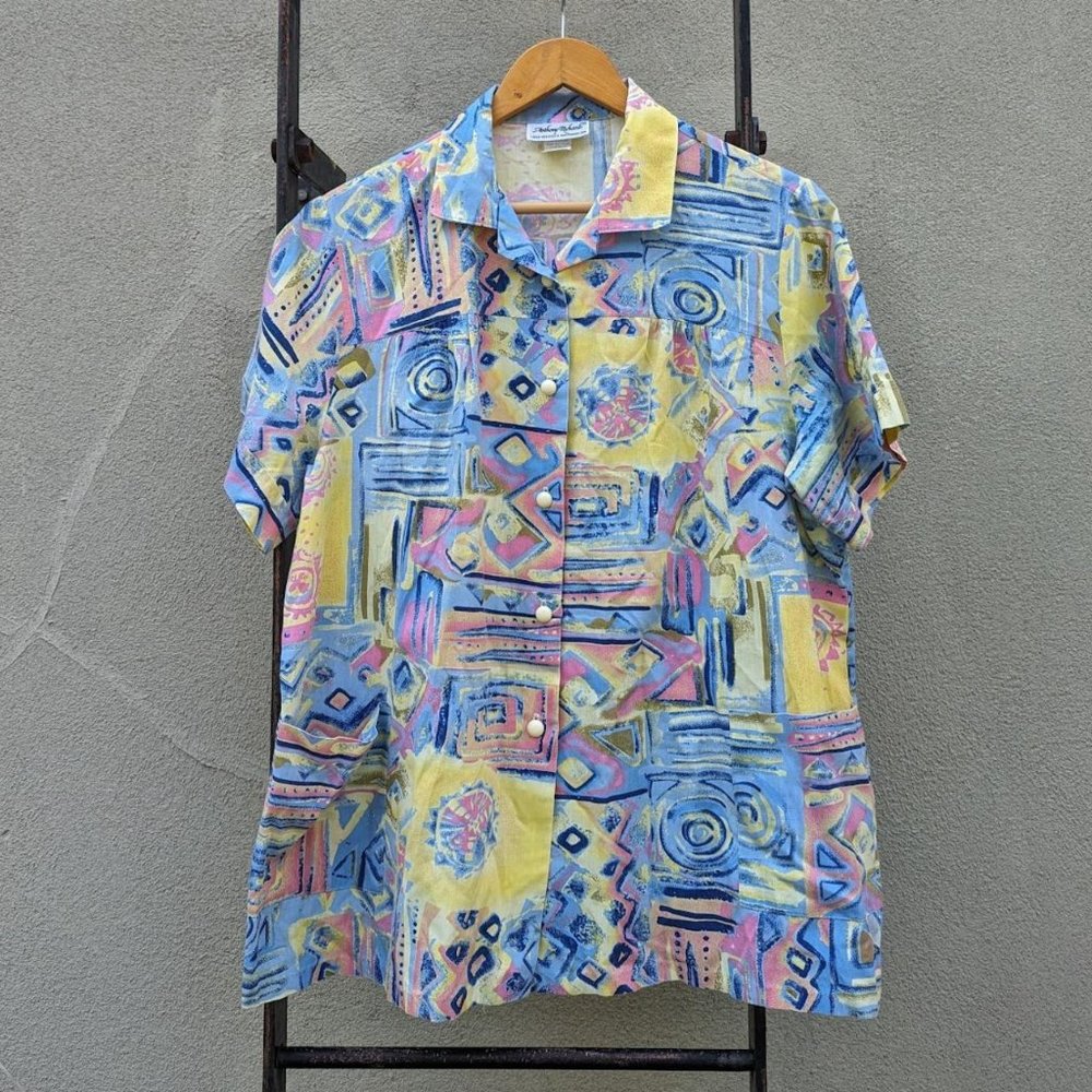 Vintage 80s Anthony Richards Shirt Women's L